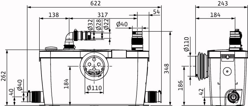 HiSewlift 3-35 | Evacuare apa uzata | Canalizare - imagine 2