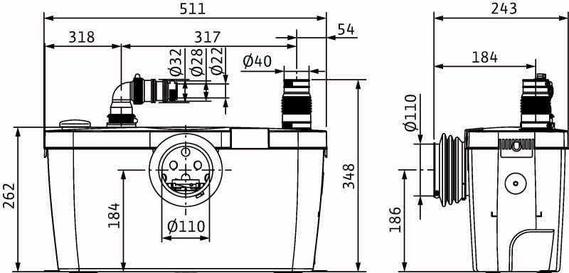 HiSewlift 3-15 | Evacuare apa uzata | Canalizare - imagine 2