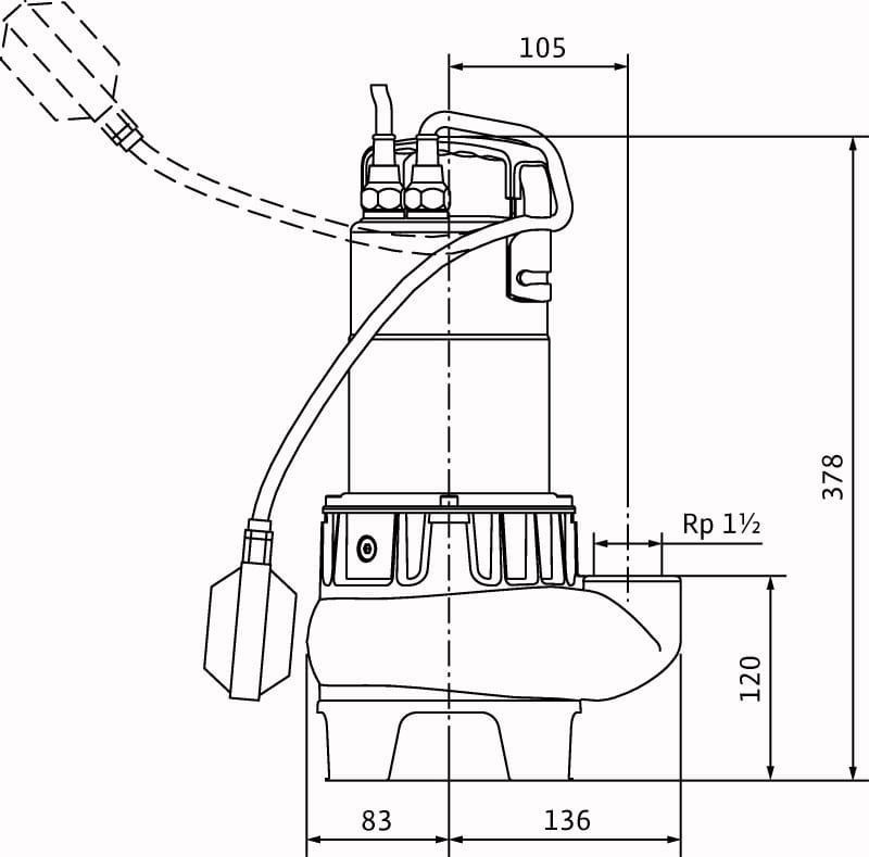 Wilo - Drain TC 40/10 | Pompa drenaj si canalizare apa uzata - imagine 2