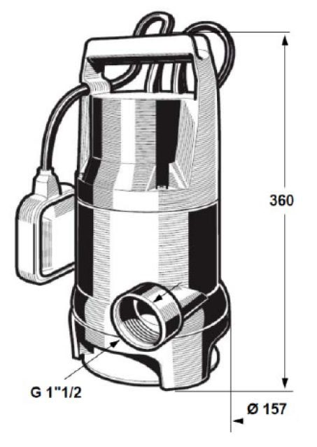 Initial Waste 14 - 9 | Pompa drenaj si canalizare apa uzata - imagine 3