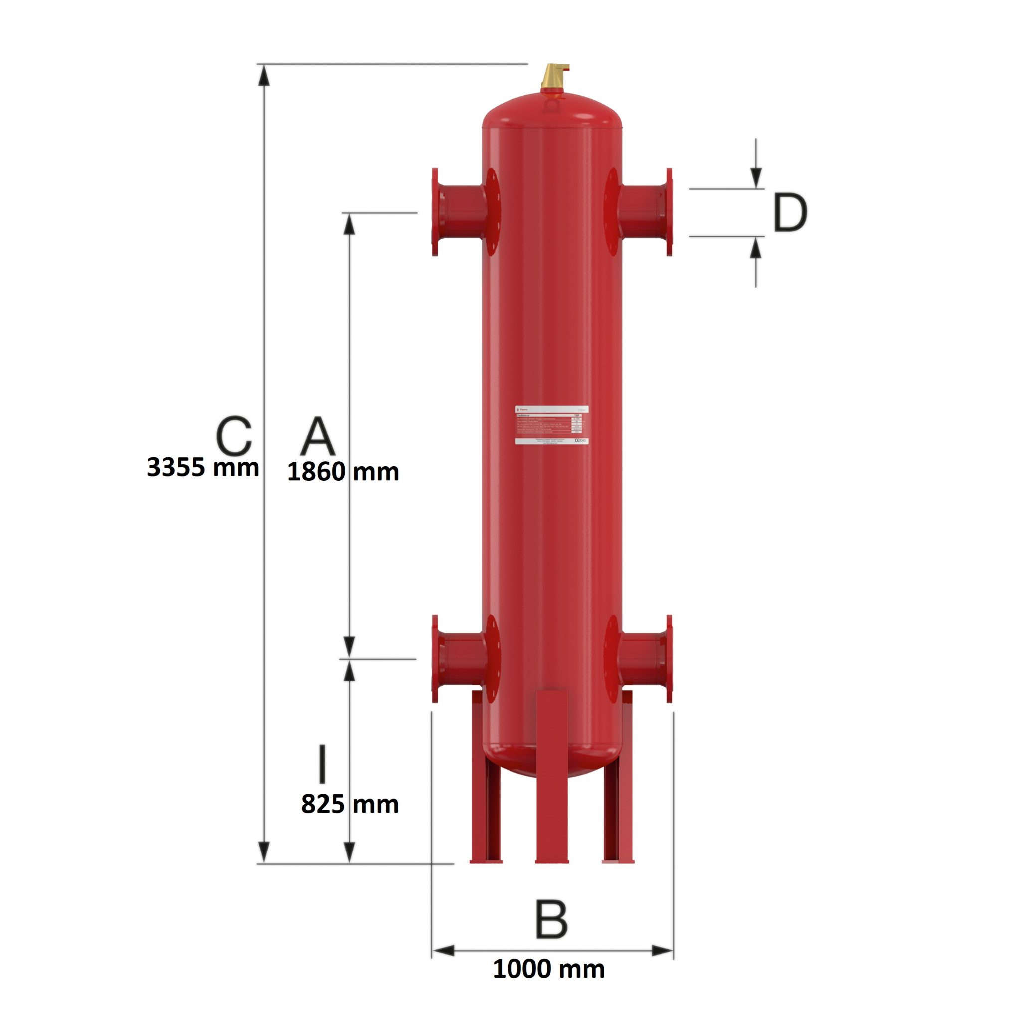 Butelii de egalizare DN 200F | prevazute cu flanse - imagine 4