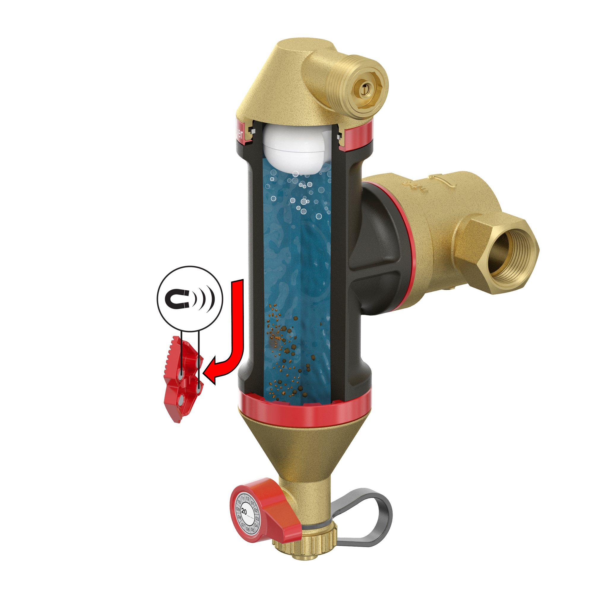 Filtru magnetic si separator de microbule, namol - imagine 5