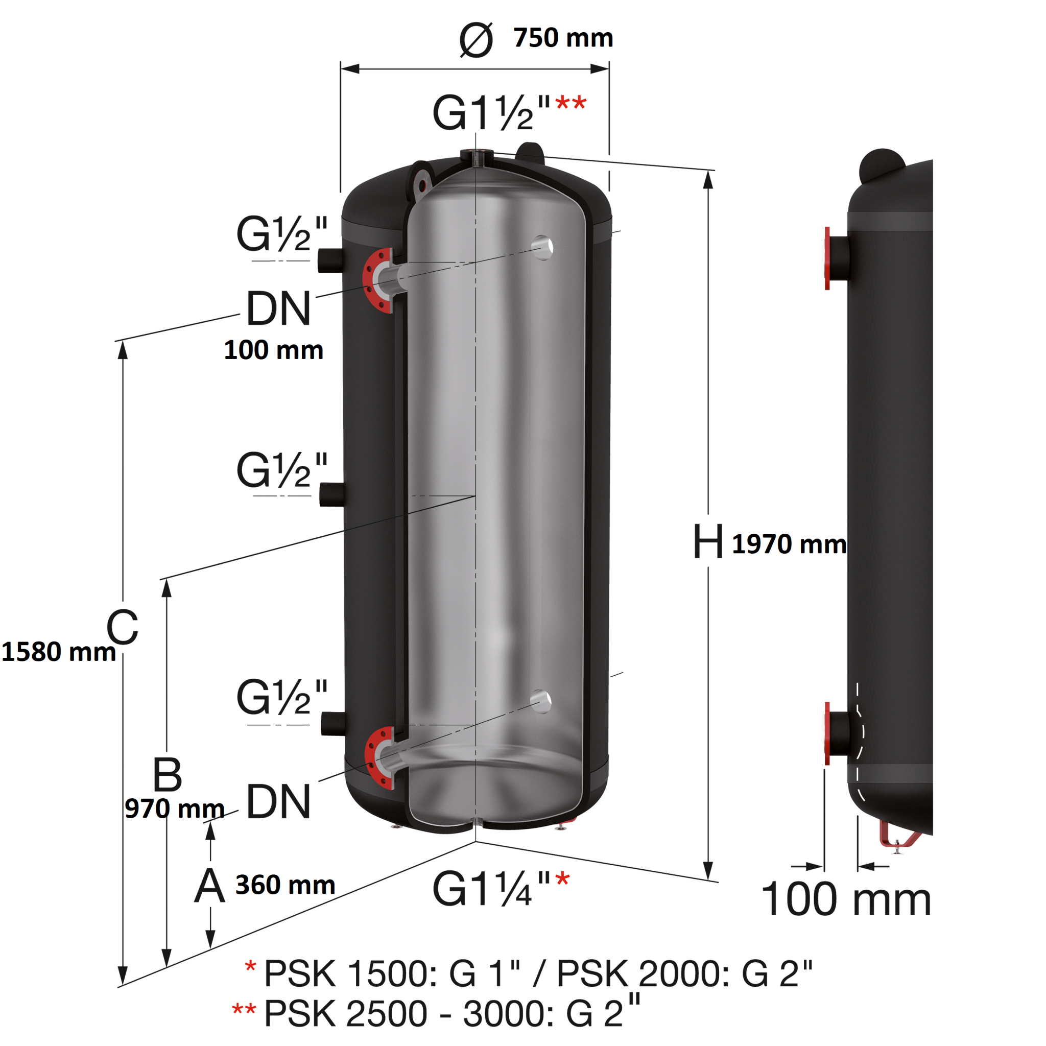 PS-K 750L | Izolatie Puffere - imagine 2