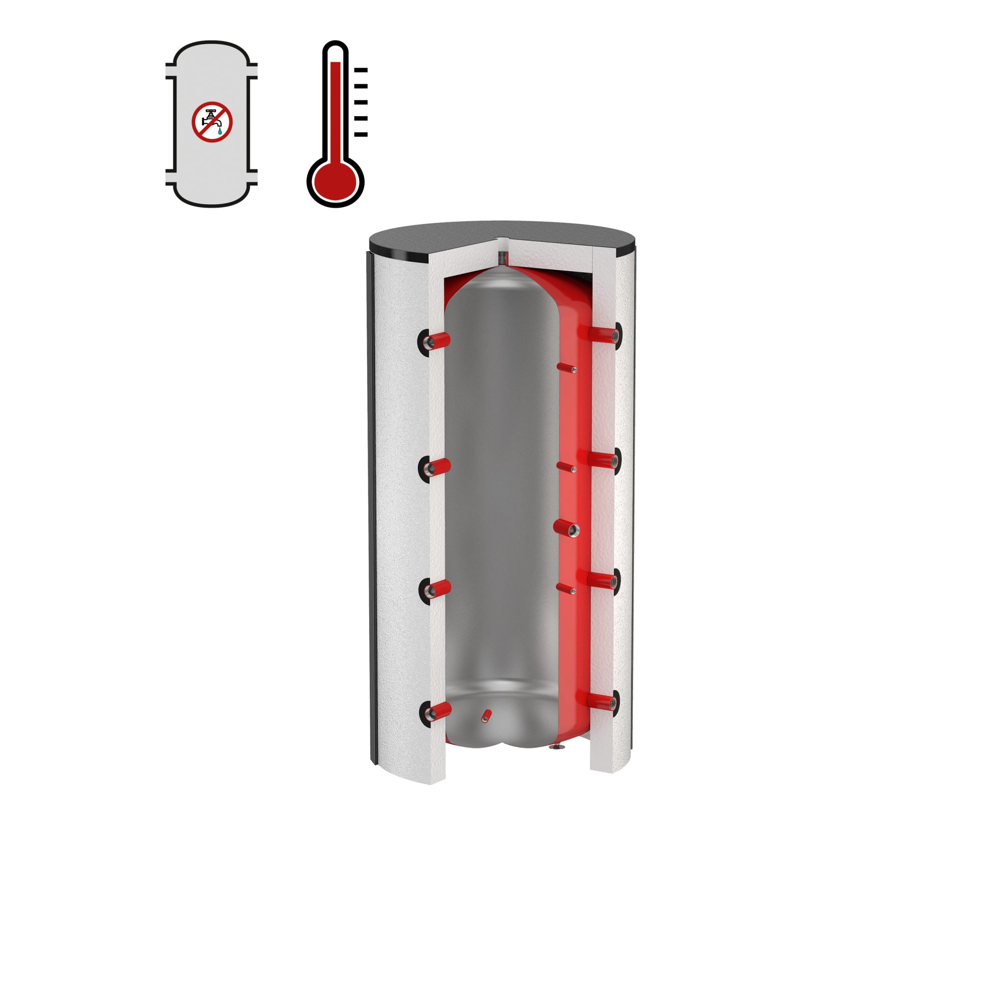 Rezervor de acumulare/Puffer 500L - imagine 2