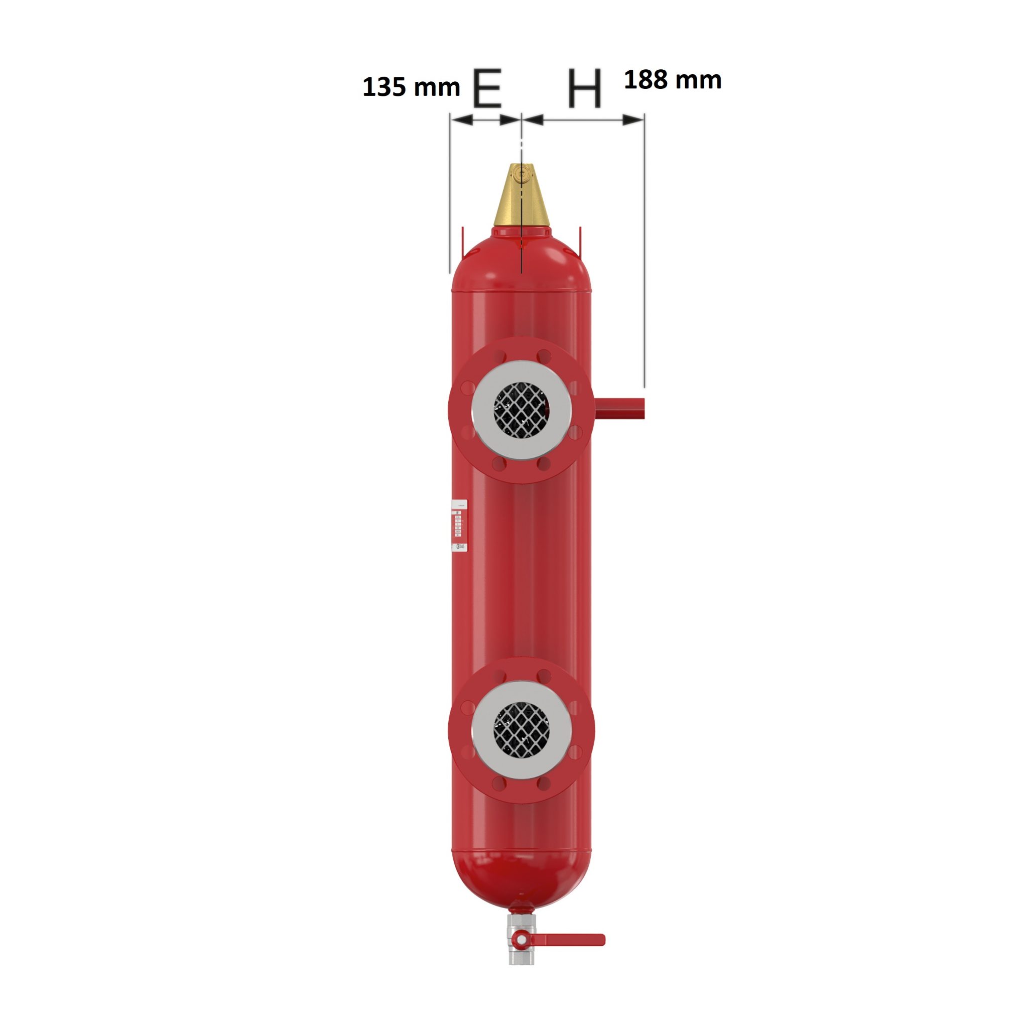 Butelii egalizare | Separator namol si microbule integrat DN 80F - imagine 3