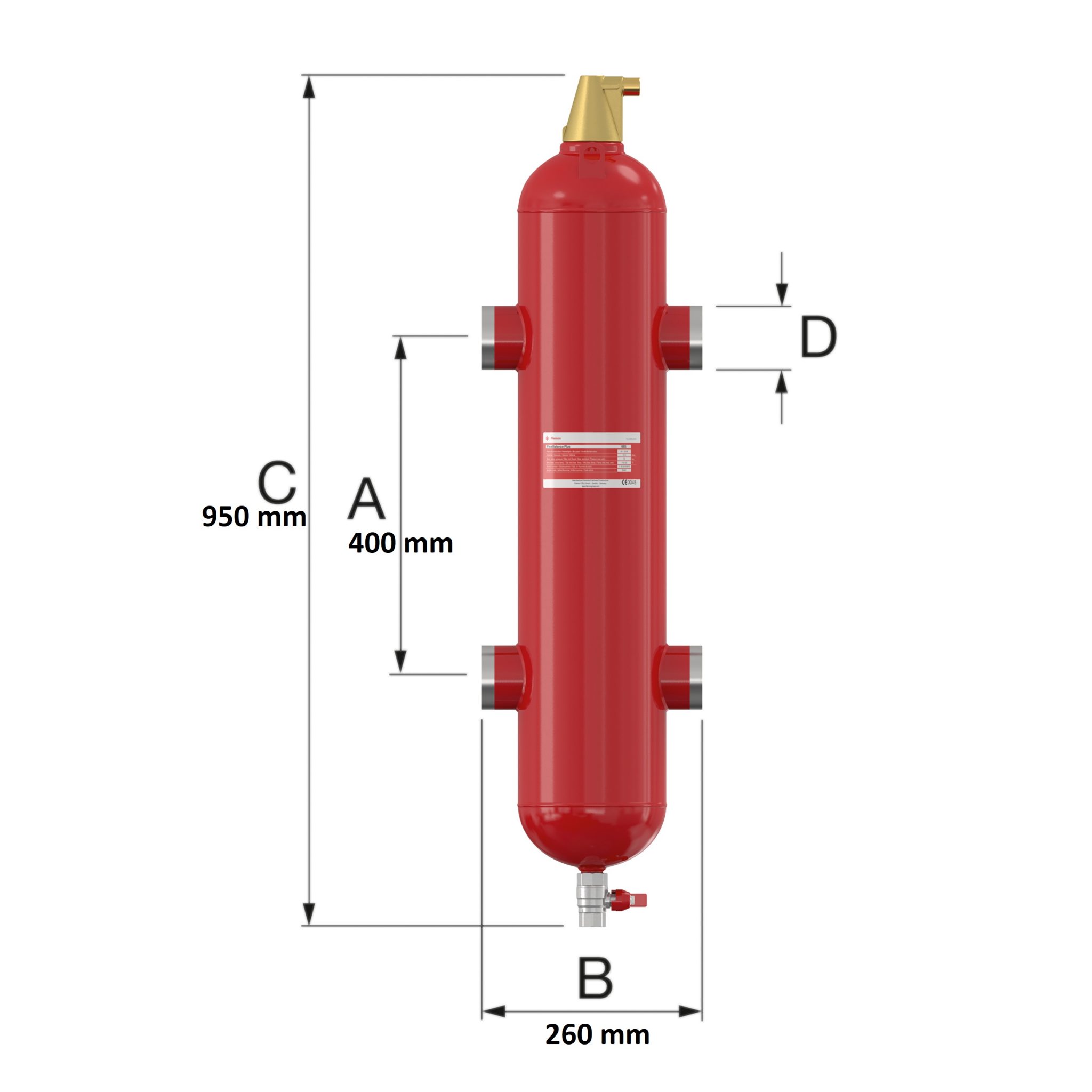 Butelii egalizare | Separator namol si microbule integrat DN 50S - imagine 2